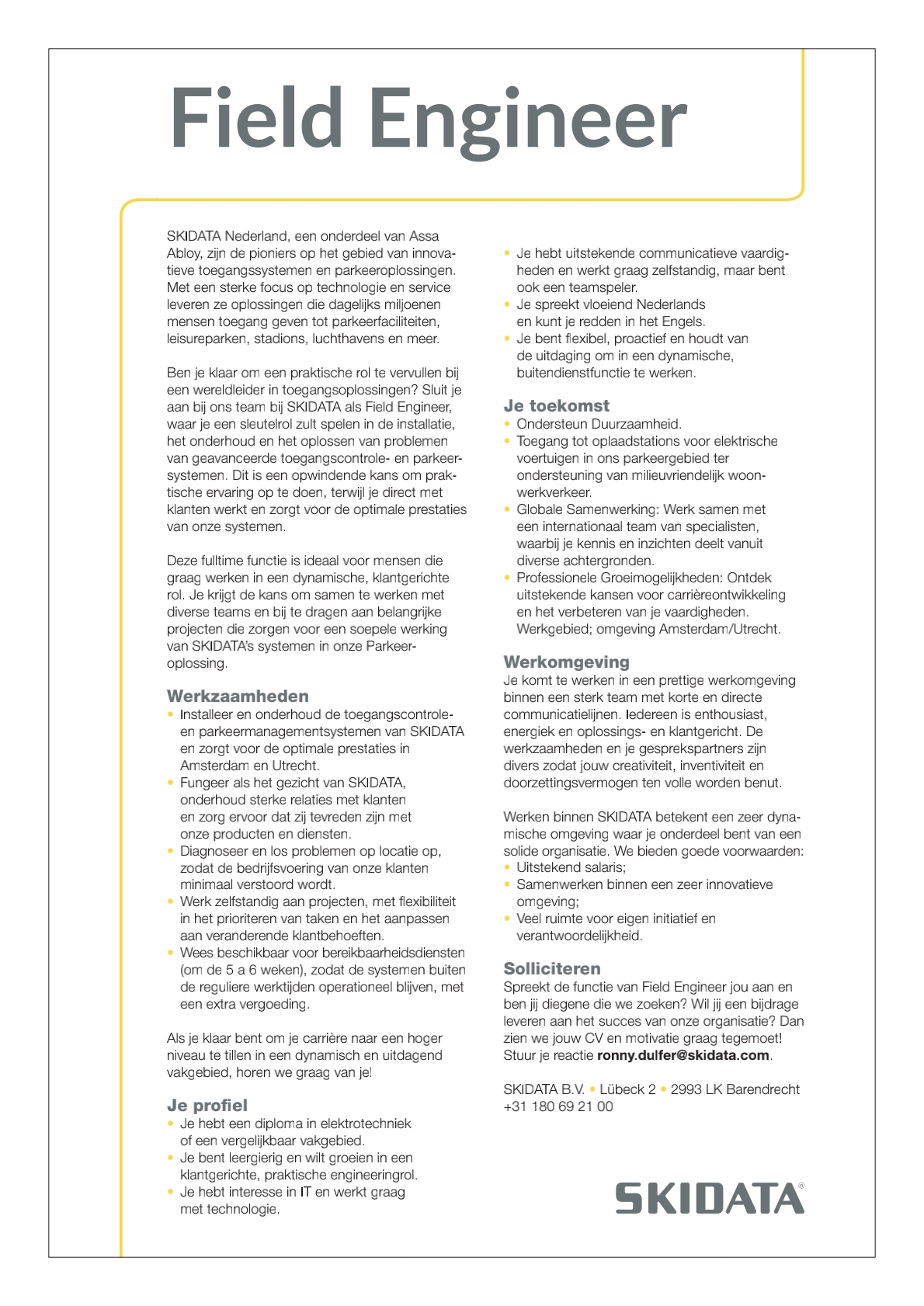 Field Engineer