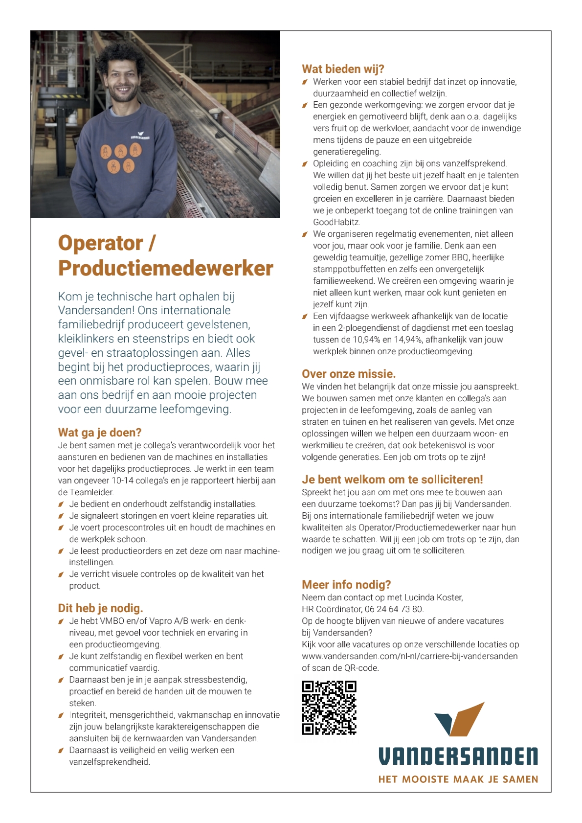 Operator - Productiemedewerker