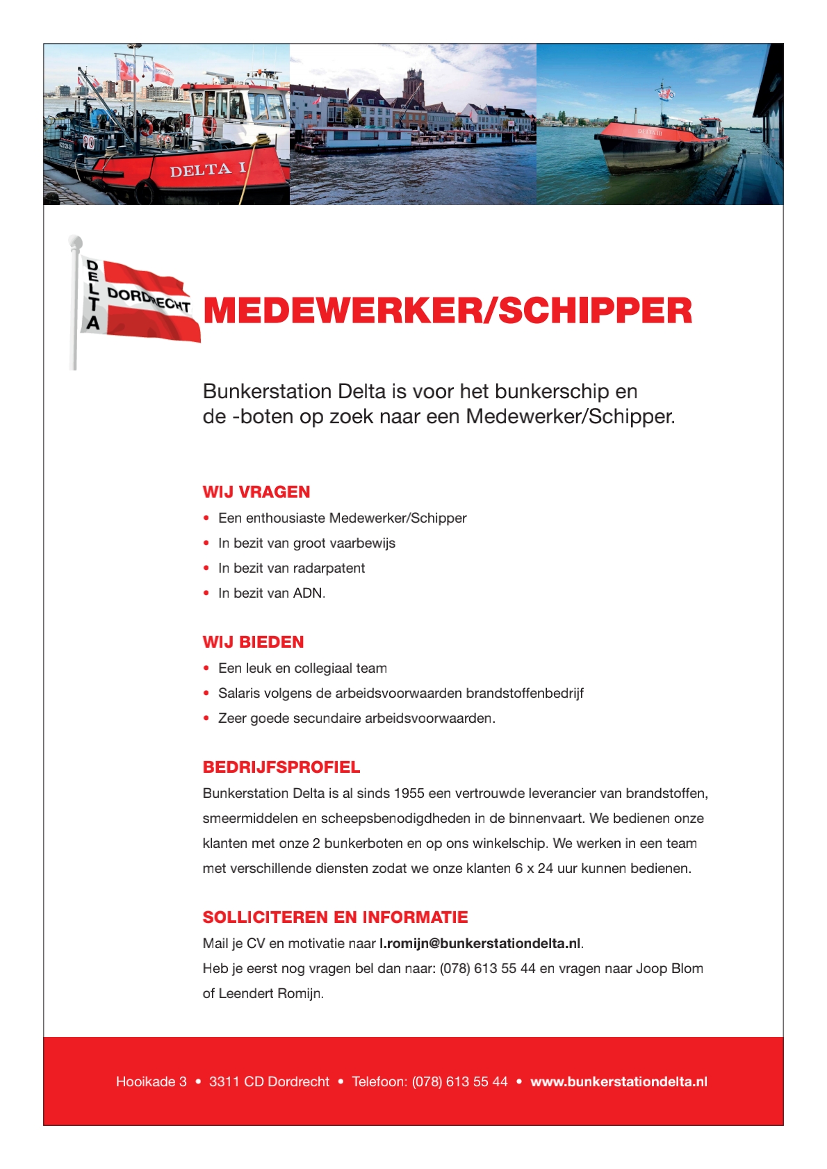 Medewerker Schipper